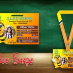 Bee Shape Acrylic ID Card