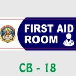 Wall Name Plate - First Aid Room