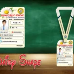 Daisy Shape Acrylic ID Card