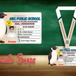 Penguin Shape Acrylic ID Card