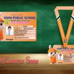 Rabbit Charecter Shape Acrylic ID Card