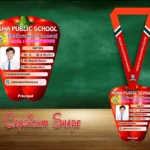 Red Capsicum Shape Acrylic ID Card